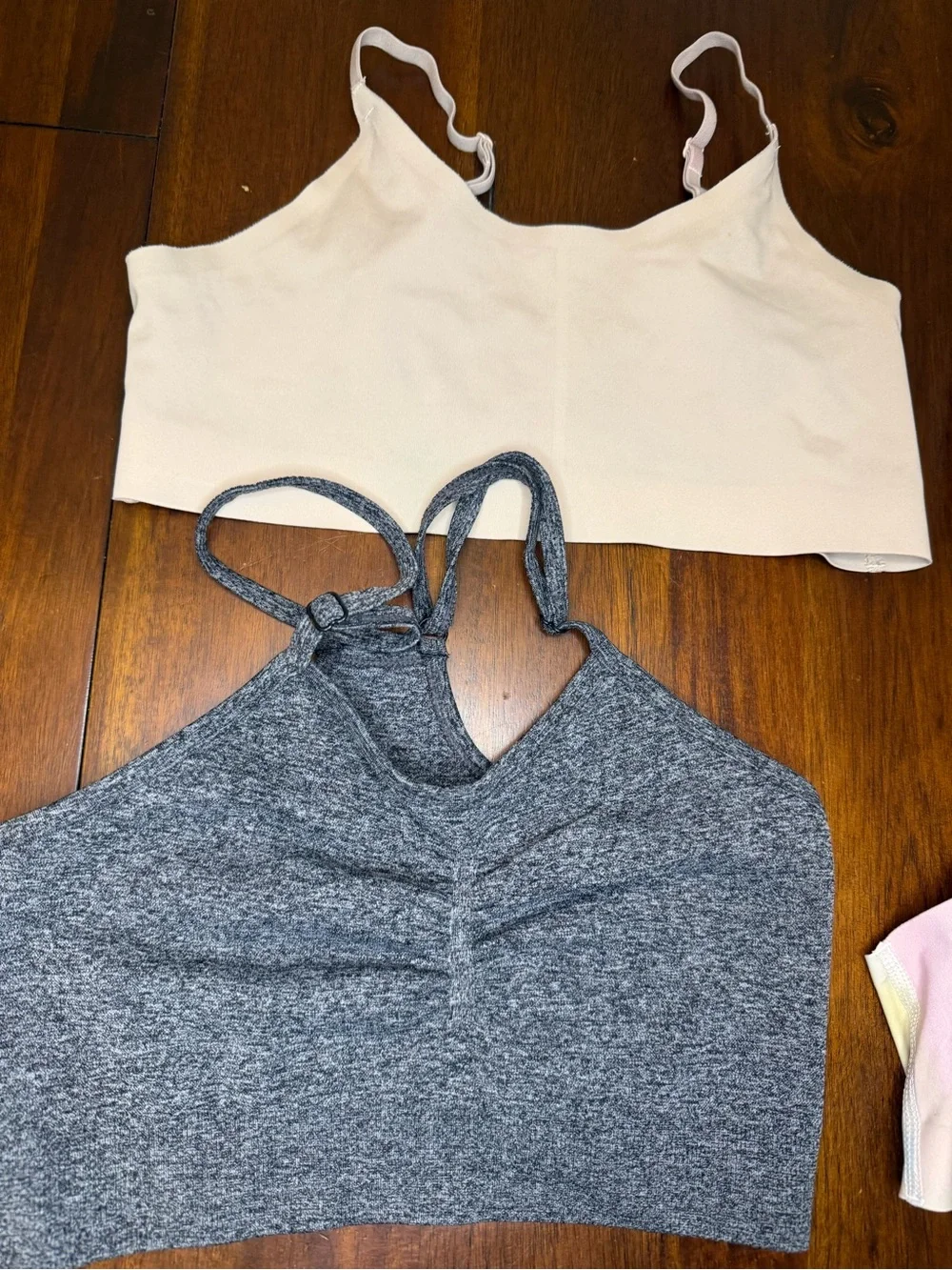 Girls’ Seamless Bralette Collection - blue, tan, Pastel Tie-Dye, Light Blue